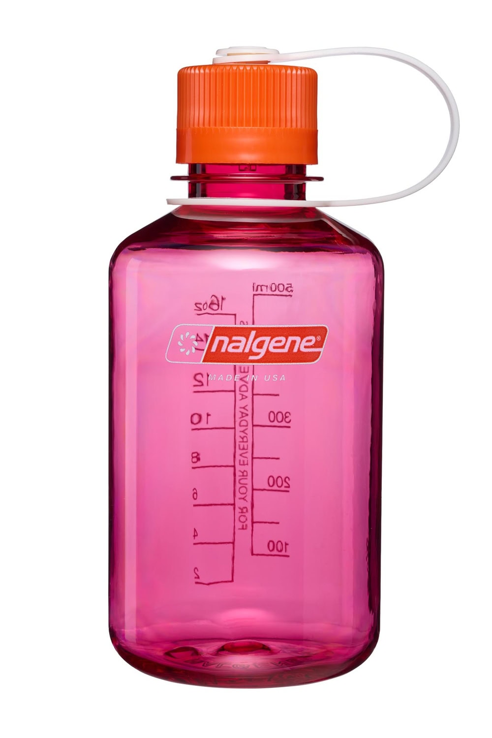 16oz Narrow Mouth Thrill & Motion - Fuchsia Purple with Flame