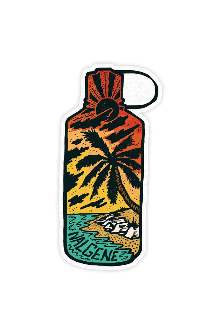 Tropical Narrow Mouth Sticker T0